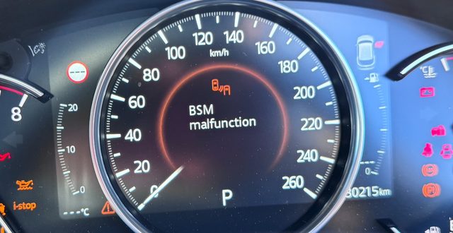 BSM Malfunction — Mazda