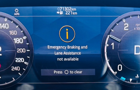 Emergency Braking And Lane Assistance Not Available — Ford