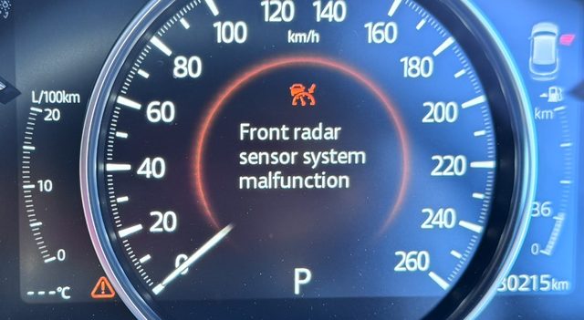 Front Radar Sensor System Malfunction — Mazda