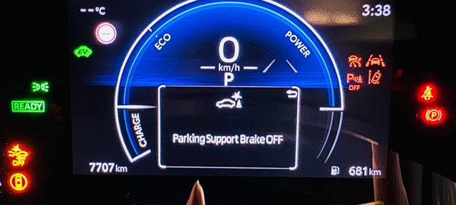 Parking Support Brake OFF — Toyota