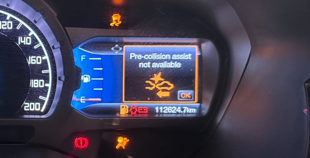 Pre-collision Assist Not Available — Ford